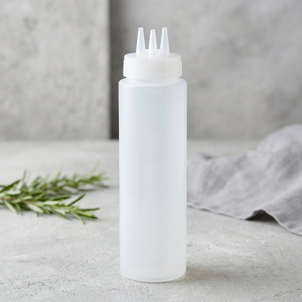 Bottle with 3 Nozzles, 650 ml