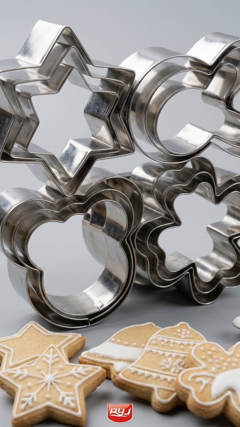 Cookie Cutter, Steel, 12-Piece Card